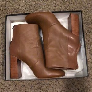 French Connection Leather Ankle Booties